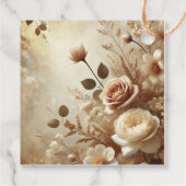 ロマンチック結婚フローラの感謝していお前 フェイバータグ (裏面)