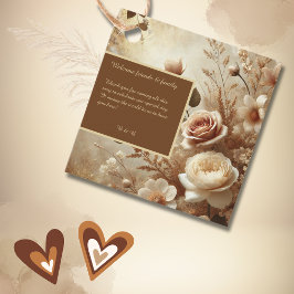 ロマンチック結婚フローラの感謝していお前 フェイバータグ