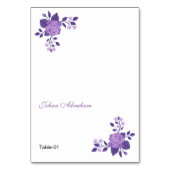 ロマンチック結婚フローラ座席表 テーブルナンバー (正面)
