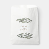 ロマンチック結婚常緑樹 フェイバーバッグ (正面)