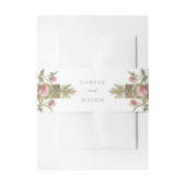 ロマンチック結婚植物学 招待状ベリーバンド (正面例)