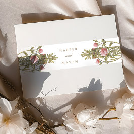 ロマンチック結婚植物学 招待状ベリーバンド