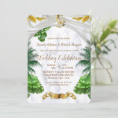 ロマンチック結婚熱帯 招待状 (スタンド正面)