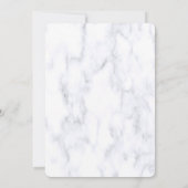 ロマンチック結婚熱帯 招待状 (裏面)