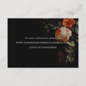 ロマンチック絵を描なフローラのオランダマスター詳細 エンクロージャーカード (裏面)