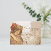 ロマンチック考えるなヴィンテージのポストカード ポストカード (スタンド正面)