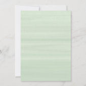 ロマンチック葉ユーカリーズガーデンブライダルシャワー 招待状 (裏面)