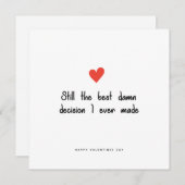 ロマンチック誕生日アニバーサリーバランティーンデイカード シーズンカード (正面/裏面)