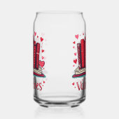 ロマンチック読ズビーズコージーバレンタインギフト ガラス缶 (左)