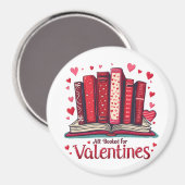 ロマンチック読ズビーズコージーバレンタインギフト マグネット (正面/裏面)