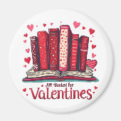 ロマンチック読ズビーズコージーバレンタインギフト マグネット (正面)
