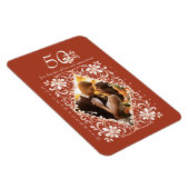 ロマンチック赤錆50周年記念写真磁石 マグネット (右側)