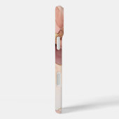 ロマンチック赤面ピンク金ゴールドフローラ Case-Mate iPhoneケース (裏面 / 右)