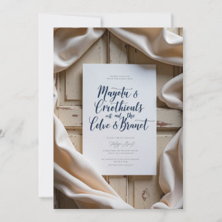 ロマンチック赤面フローラ結婚式招待状 | エレガント 招待状