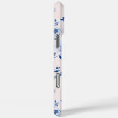 ロマンチック赤面ブルーフローラ Case-Mate iPhoneケース (裏面 / 右)