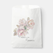 ロマンチック赤面牡丹結婚フローラ フェイバーバッグ (正面)