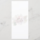 ロマンチック赤面牡丹結婚フローラ メニュー (裏面)