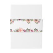 ロマンチック赤面結婚フローラ 招待状ベリーバンド (裏面例)