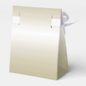 ロマンチック金ゴールドボウ&グリッター50th 結婚s フェイバーボックス (裏面サイド)