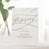 ロマンチック金ゴールド書道記念保存会 台座サイン