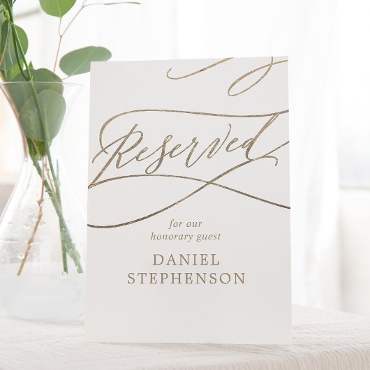 ロマンチック金ゴールド書道記念保存会 台座サイン