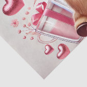 ロマンチック開花ハイランドカウバレンタイン 薄葉紙 (詳細)