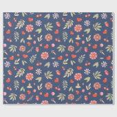 ロマンチック離れなと花 ラッピングペーパー (フラット)