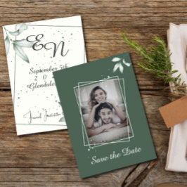 ロマンチック離れな招待状日付を保存する 招待状