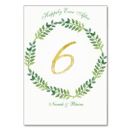 ロマンチック離れグリーン – のテーブルカー結婚ド6リング テーブルナンバー