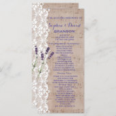 ロマンチック音楽シートラベンダープログカスタムラム プログラム (正面/裏面)