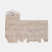 ロマンチック音楽シートラベ結婚ンダーカスタムズ フェイバーボックス (折り畳みなし)