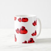 ロマンチック3Dハートラブマグ コーヒーマグカップ (正面右)