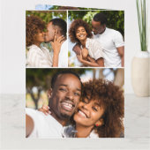 ロマンチック4 Photo I Love You Valentine's Day カード (裏面)