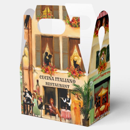 ロマンチック イタリアン 感謝の気持ちを表すギフトボックス フェイバーボックス (オープン)