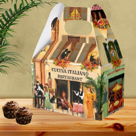 ロマンチック イタリアン 感謝の気持ちを表すギフトボックス フェイバーボックス