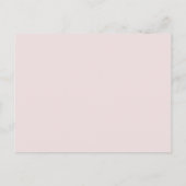 ロマンチック ウォーターカラー フラワー スイーツ バー パーティー サイン インビテーションポストカード (裏面)