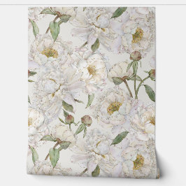 ロマンチック&エレガンスウォーターのカラーフローラ壁紙 壁紙