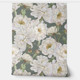 ロマンチック&エレガンスウォーターのカラーフローラ壁紙 壁紙