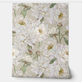 ロマンチック&エレガンスウォーターのカラーフローラ壁紙 壁紙