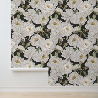 ロマンチック&エレガンスウォーターのカラーフローラ壁紙 壁紙