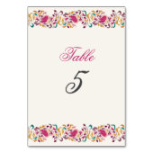 ロマンチック クラシカル パール スワン フラワー フレーム ウェディング テーブルナンバー (正面)