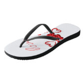 ロマンチック&サマースタイリッシュサンダルペアのビーチサンダル ビーチサンダル (アングル)