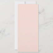 ロマンチック&スウィートネイビー赤面フローラディナー 招待状 (裏面)