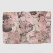 ロマンチック・スチームパンク |アンティークヴィンテージエフェメラ ゴルフタオル (横)