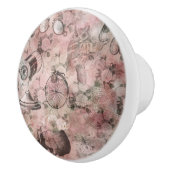 ロマンチック・スチームパンク |アンティークヴィンテージエフェメラ セラミックノブ (右)