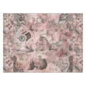 ロマンチック・スチームパンク |アンティークヴィンテージエフェメラ テーブルクロス (正面(横))