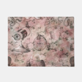 ロマンチック・スチームパンク |アンティークヴィンテージエフェメラ ドアマット (正面)