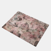 ロマンチック・スチームパンク |アンティークヴィンテージエフェメラ ドアマット (アングル)