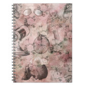 ロマンチック・スチームパンク |アンティークヴィンテージエフェメラ ノートブック (正面)