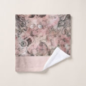 ロマンチック・スチームパンク |アンティークヴィンテージエフェメラ バスタオルセット (ウォッシュタオル)